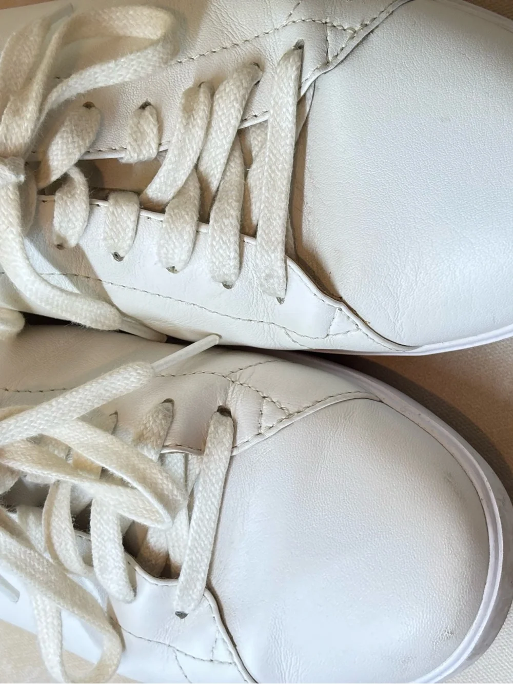 Cole Haan Grand 0 White Leather Lace-Up Women’s Sneakers, size 11